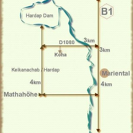 Koha Guesthouse Mariental Eksteriør bilde